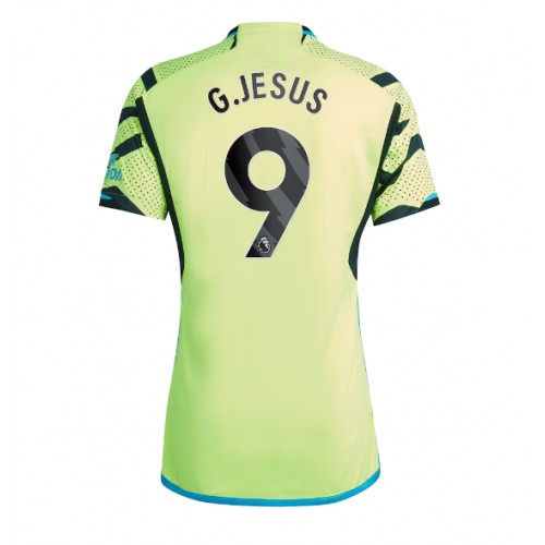 Pánský Fotbalový dres Arsenal Gabriel Jesus #9 2023-24 Venkovní Krátký Rukáv